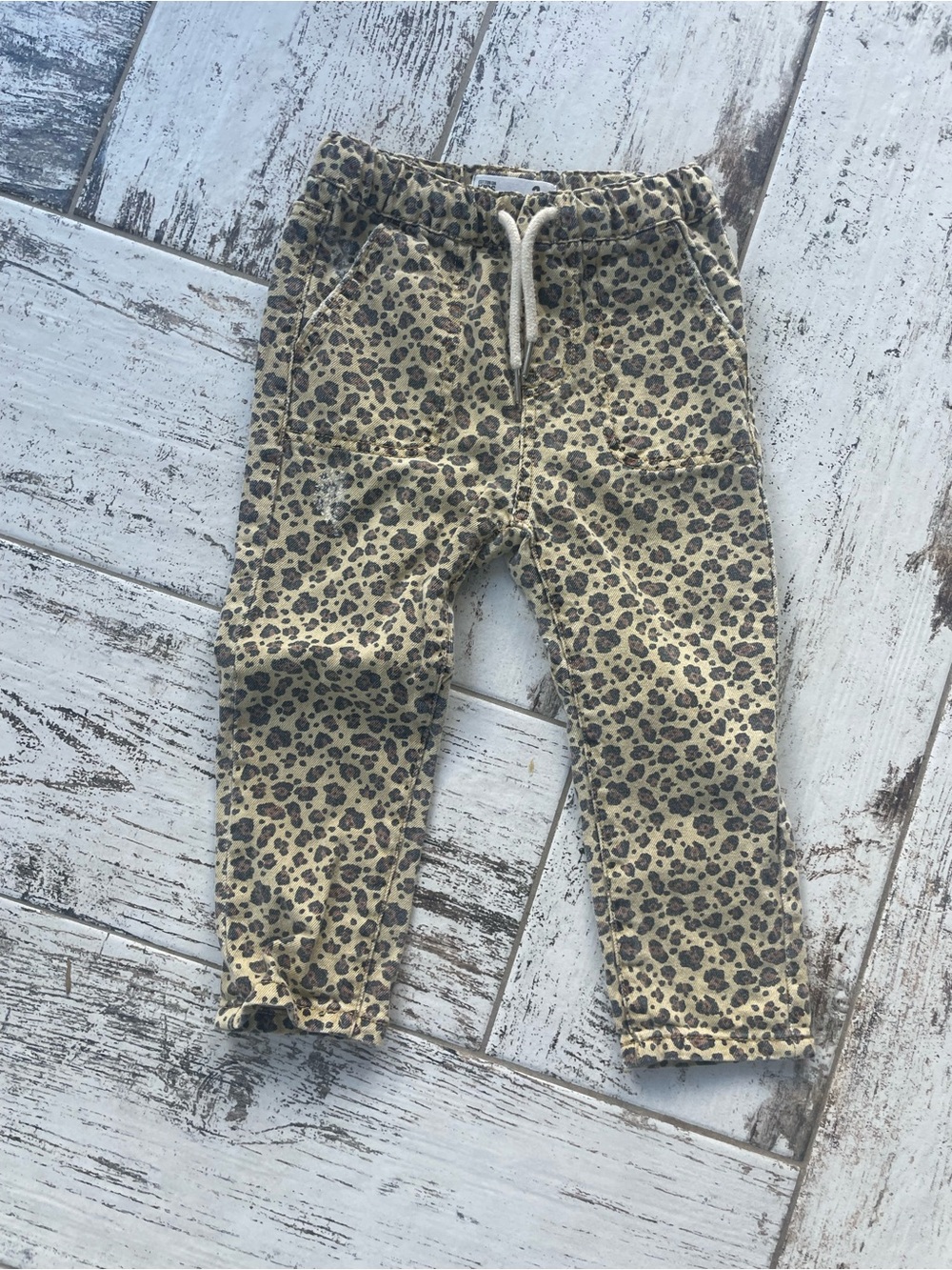 Zara Kids Leopard Print jeans